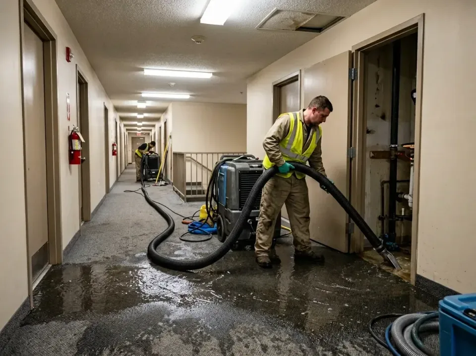multi-unit-apartment-hallway-f-005 — frequently asked questions, Emergency Burst Pipe Water Extraction & Removal in Casas Ad…